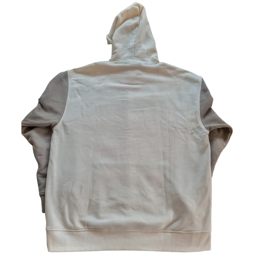 Scotch & Soda // M's Relaxed Fit Colorblock Hoodie // XL // Beige